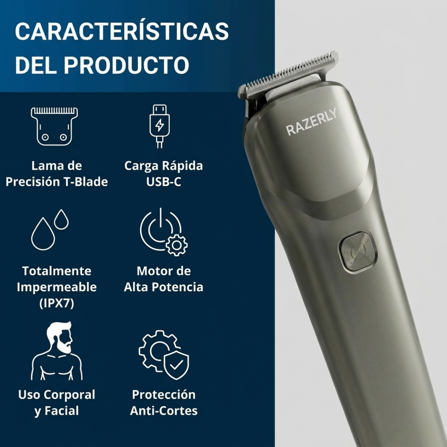 Razerly ProSkin Afeitadora Eléctrica