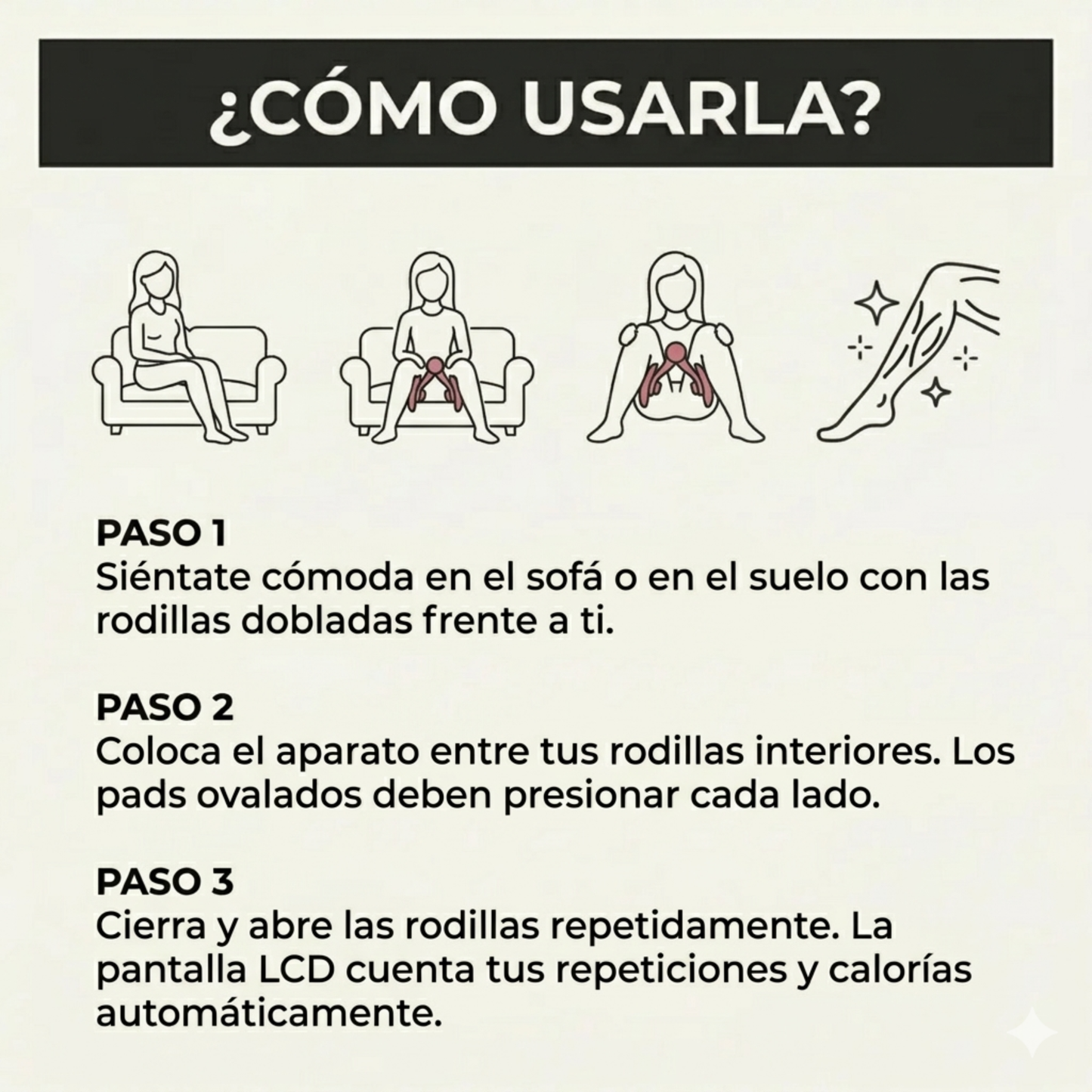 Tonificador muscular femenino CurvaTone™