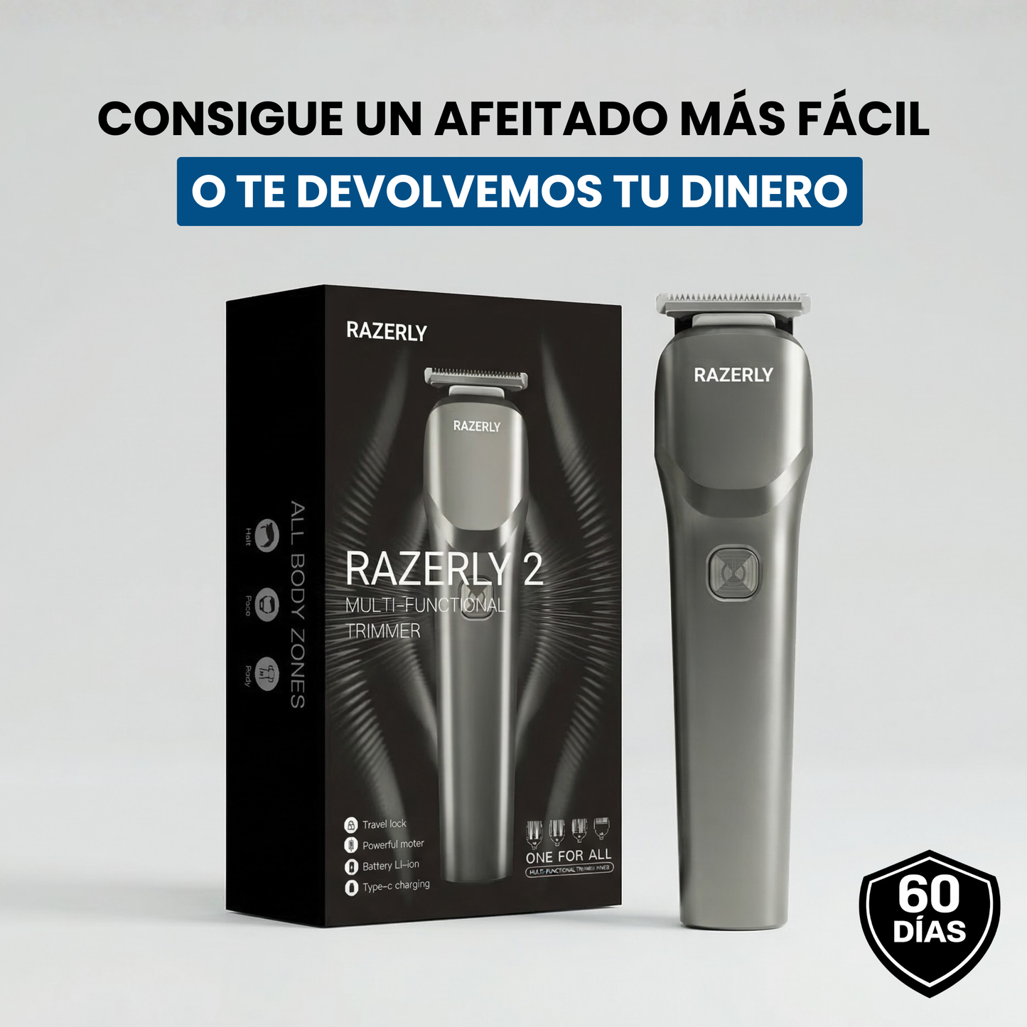 Razerly ProSkin Afeitadora Eléctrica
