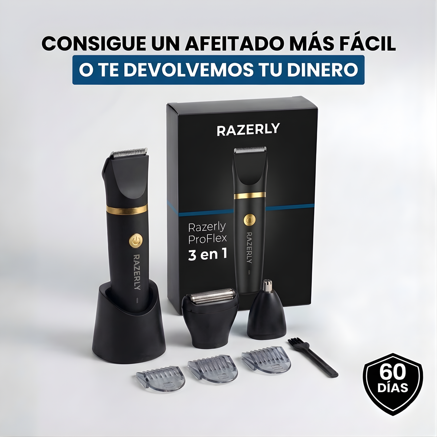 Razerly ProFlex 3 en 1 Afeitadora Eléctrica